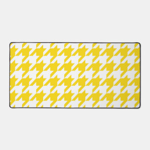 Vichy jaune et blanc à carreaux pied de poule