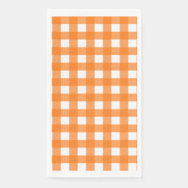 Vichy Orange Serviette