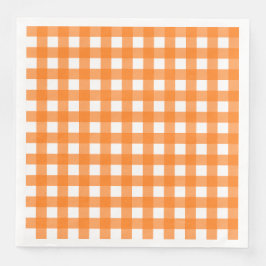 Vichy Orange Serviette