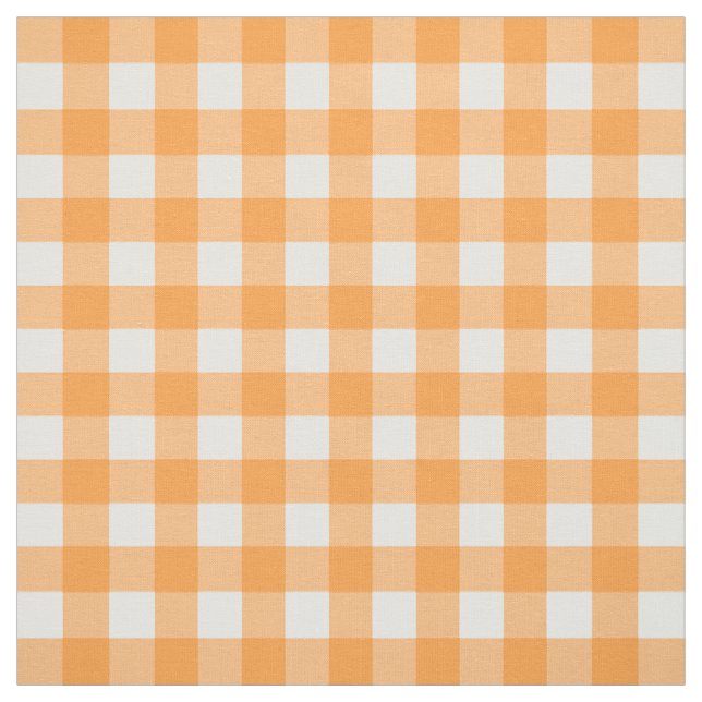 Vichy Orange Stoff (Muster)