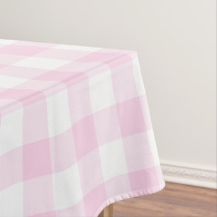 Vichy Rose Tischdecke