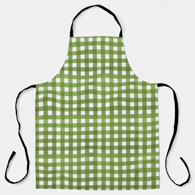 Vichy Vert Schürze (Vorderseite)