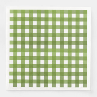 Vichy Vert Serviette