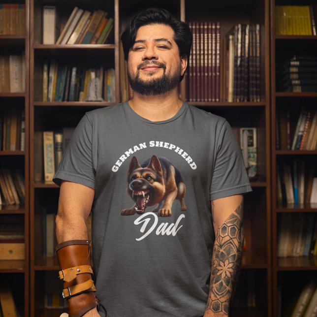 Vicious German Shepherd Vater T-Shirt (Von Creator hochgeladen)