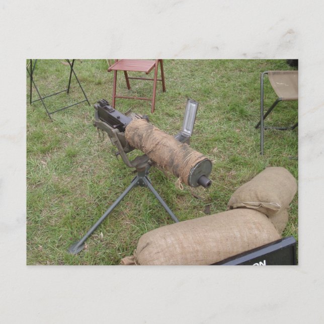Vickers Gun Postkarte (Vorderseite)