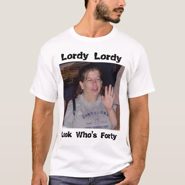 Vickis 40. T-Shirt (Vorderseite)