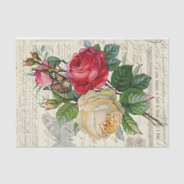 Vicks-Blume Seidenpapier (Vorderseite)