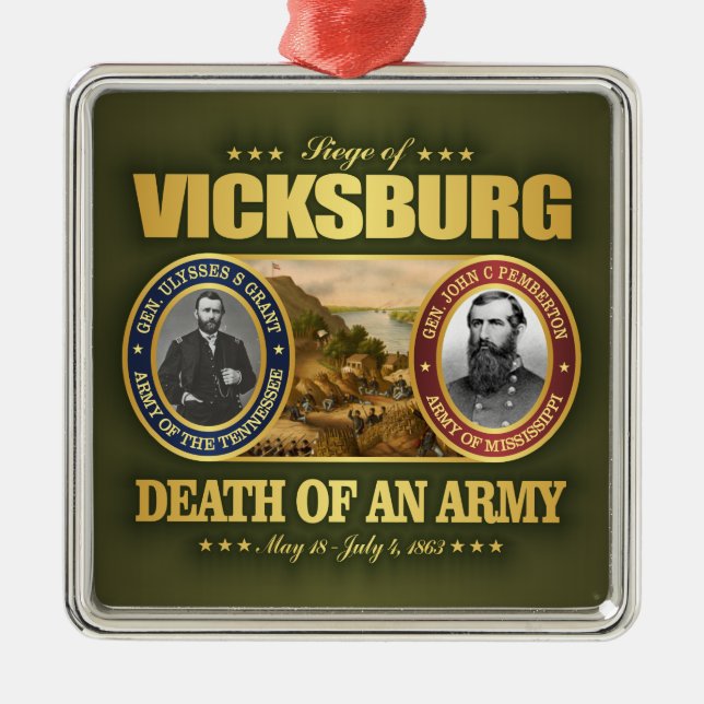 Vicksburg (FH2) Ornament Aus Metall (Vorne)