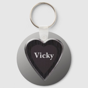 Vicky Heart Keychain von 369MyName Schlüsselanhänger