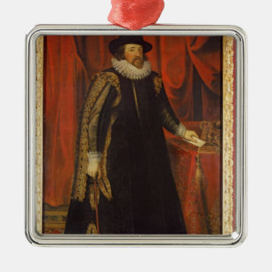 Vicomte Sir-Francis Bacon von St Albans Silbernes Ornament