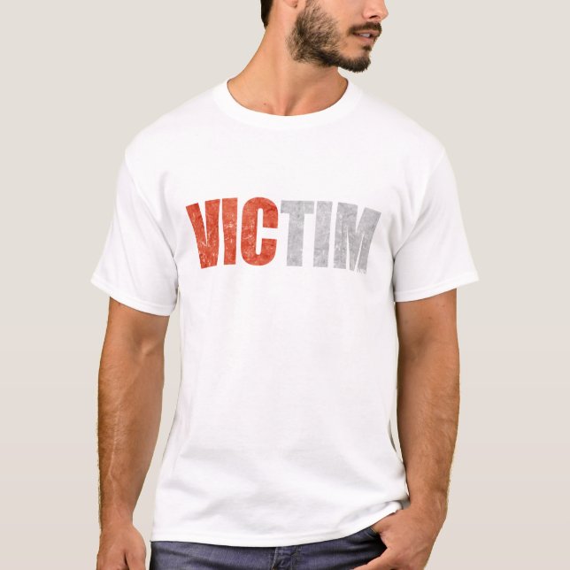 Victimology - krimineller Verstand (Front) T-Shirt (Vorderseite)