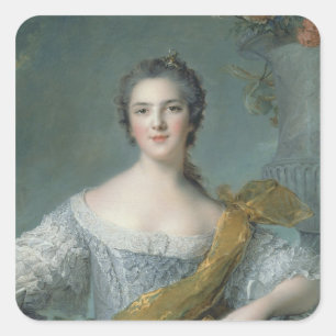 Victoire De Frankreich bei Fontevrault, 1748 Quadratischer Aufkleber