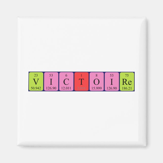Victoire Periodenmagnet Magnet (Vorne)