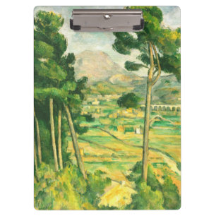 Victoire und Viadukt Paul Cezanne Klemmbrett