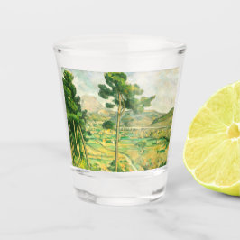 Victoire und Viadukt Paul Cezanne Schnapsglas