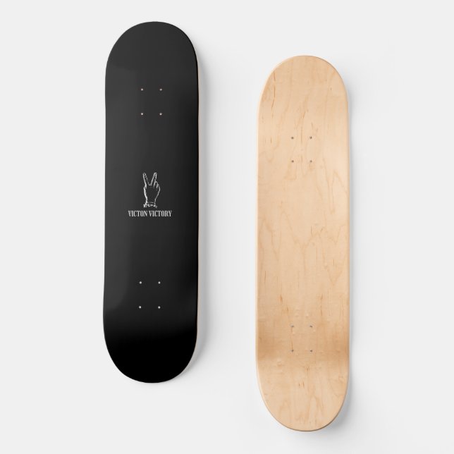 Victon Victory V-Sign Logo Skateboard (Vorderseite)