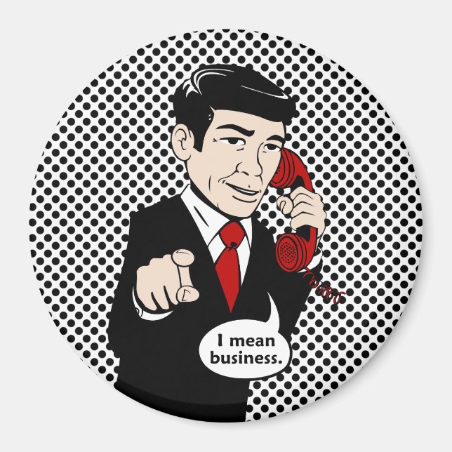 Victor Crushmore bedeutet Business Magnet (Vorne)