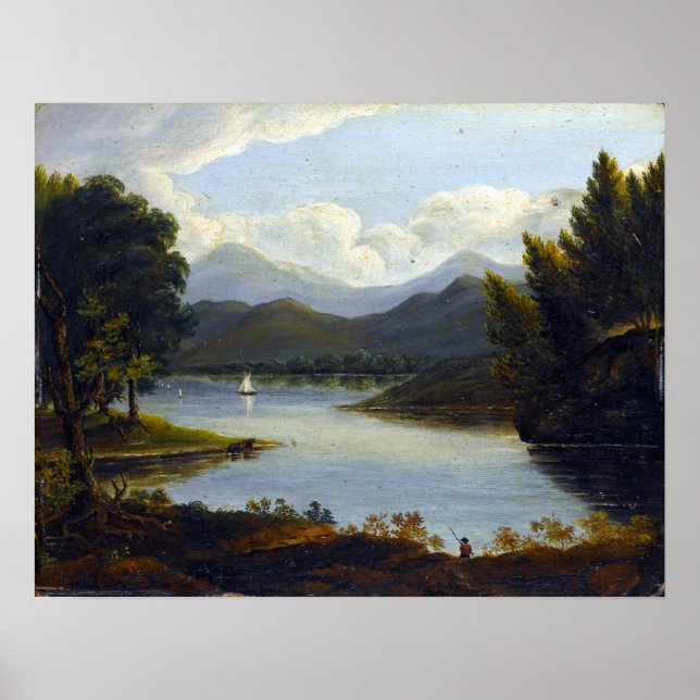 Victor de Grailly Hudson River Scene Poster (Vorne)