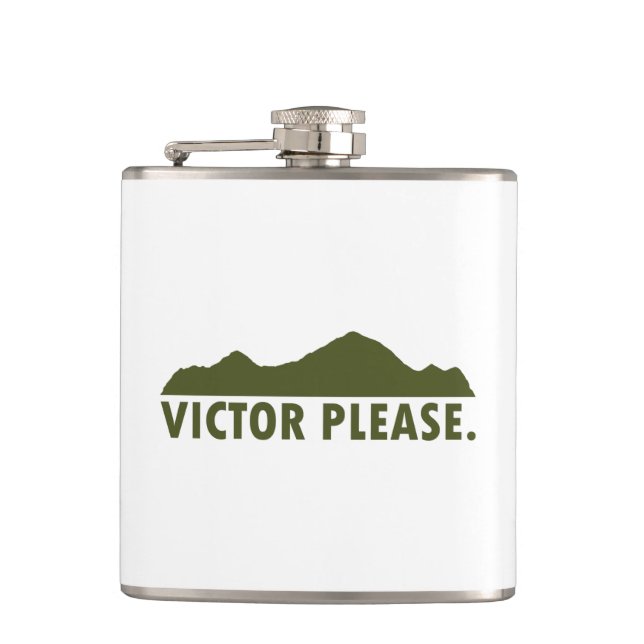 Victor Idaho Bitte Flachmann (Vorderseite)