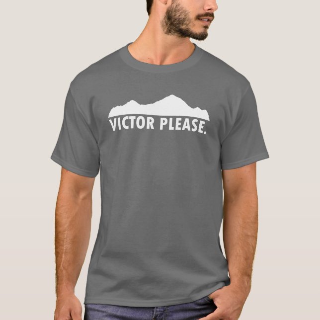 Victor Idaho Bitte T-Shirt (Vorderseite)
