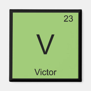 Victor Name Chemie Element Periodensystem Magnet