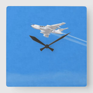 Victor V Bomber Wall Clock Quadratische Wanduhr