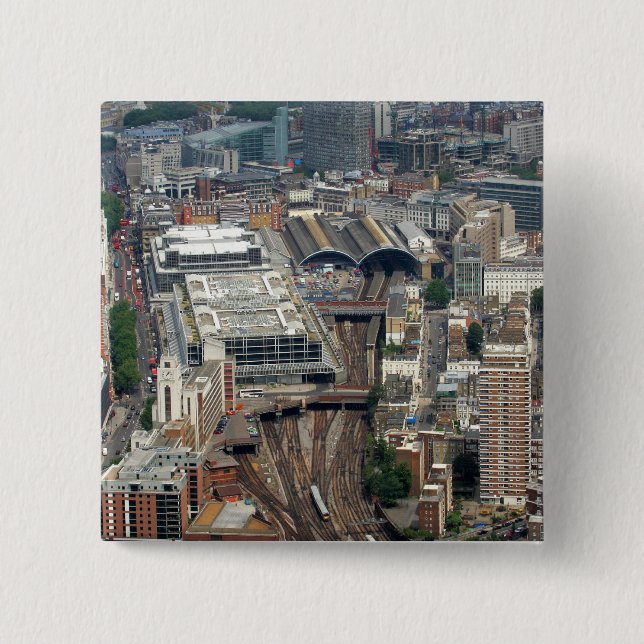 Victoria Bahnhof Button (Vorderseite)