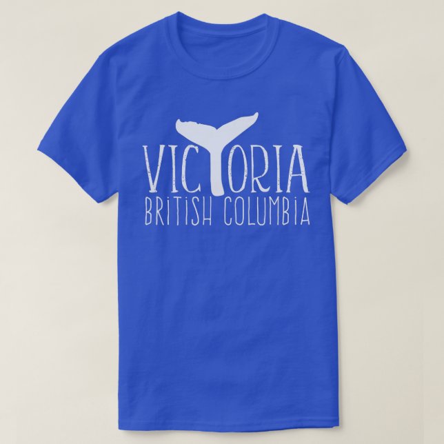 Victoria BC Canada Whale Watching Schwanz British  T-Shirt (Design vorne)