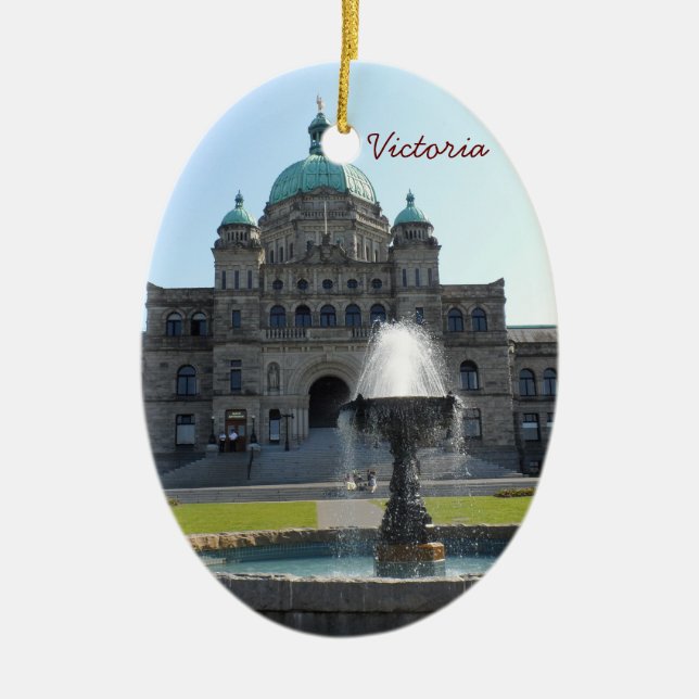 Victoria BC Kanada Keramik Ornament (Vorne)