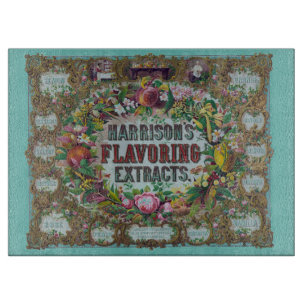 Victoria-Blumen-Frucht-Backextrakt Teal Pink Schneidebrett