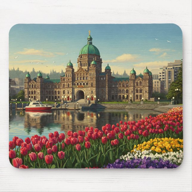 Victoria British Columbia Canada Travel Mousepad (Vorne)
