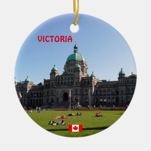 Victoria British Columbia Landschaftlich Ornament (Vorne)