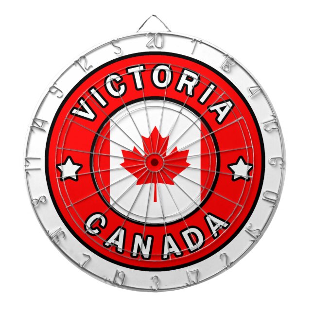Victoria Canada Dartscheibe (vorne)
