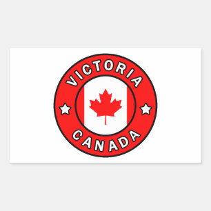 Victoria Canada Rechteckiger Aufkleber