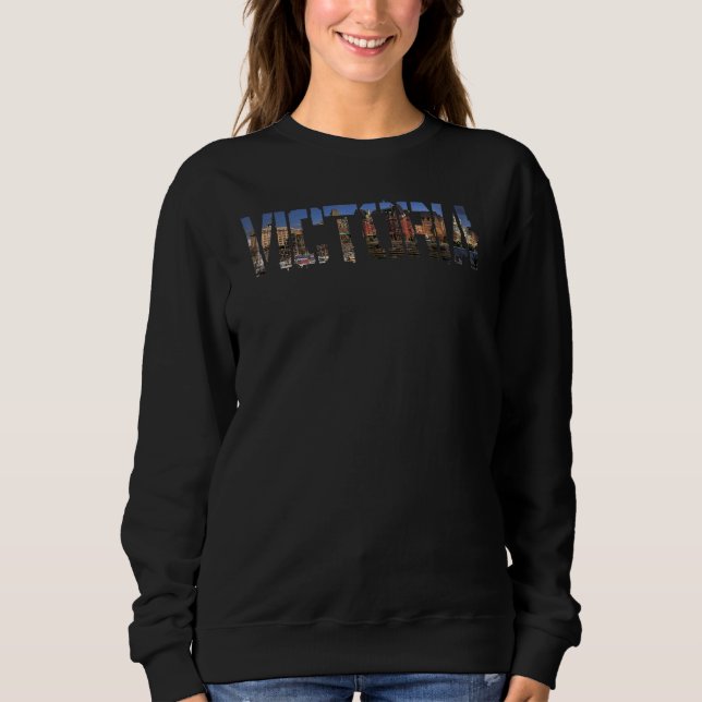 Victoria City Canada souvenir   for men women Sweatshirt (Vorderseite)