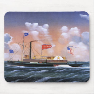 Victoria-Dampfschlepper 1859 Mousepad