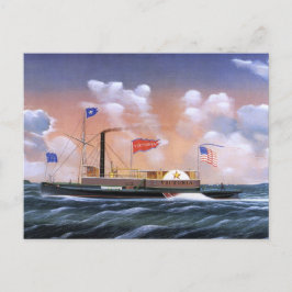 Victoria Dampftug 1859 Postkarte