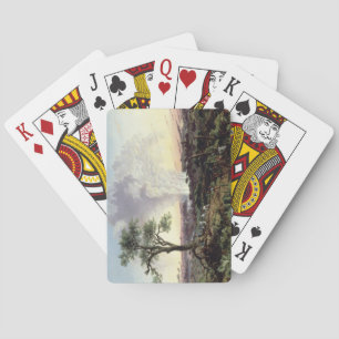 Victoria Falls at Sunrise, with 'The Smoke' oder ' Spielkarten
