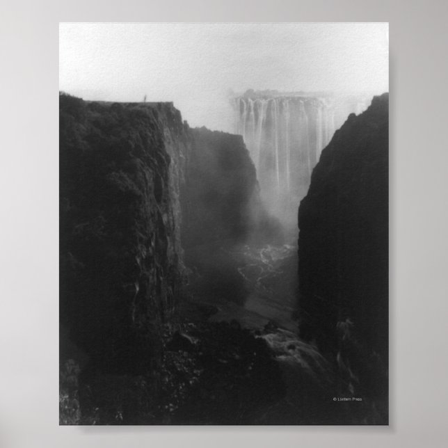 Victoria Falls in Rhodesien Poster (Vorne)