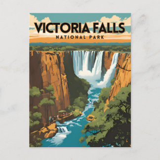Victoria Falls National Park Travel Postkarte