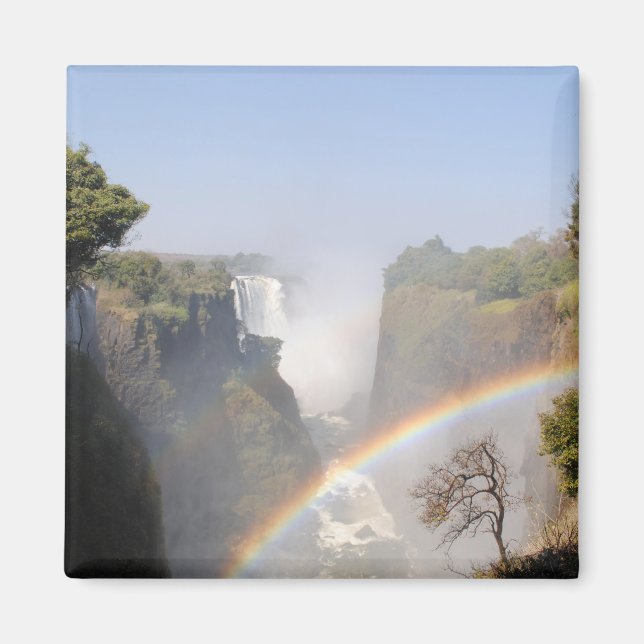 Victoria Falls Rainbow Waterfall Magnet (Vorne)