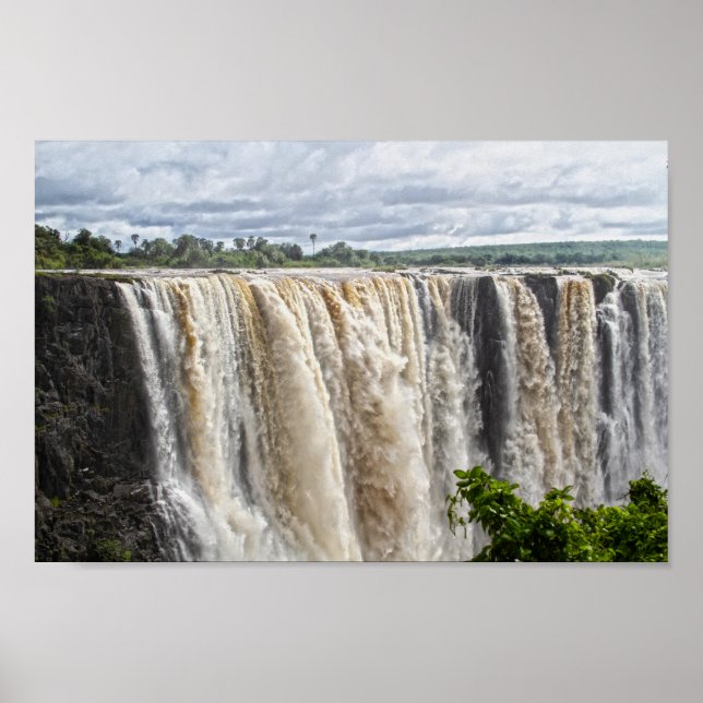 Victoria Falls, Rainy Season Poster (Vorne)
