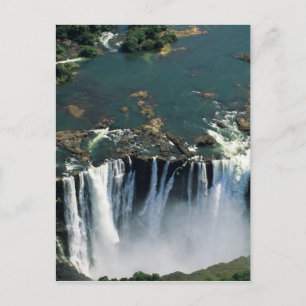 Victoria Falls, Sambia bis Simbabwe. Das Postkarte