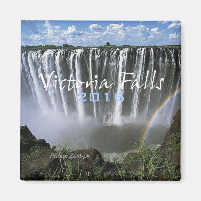 Victoria Falls Souvenir Kühlschrankmagnet Change Y (Vorne)