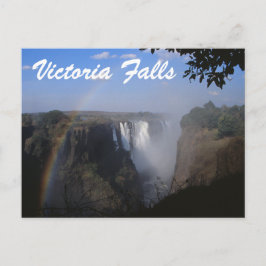 Victoria Falls Travel Postcad Postkarte