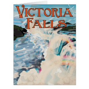 Victoria Falls Vintage Reiseposter