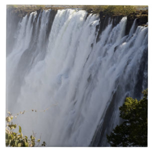 Victoria Falls, Zambesi River, Sambia. Fliese