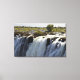 Victoria Falls, Zambesi River, Sambia. Leinwanddruck (Front)