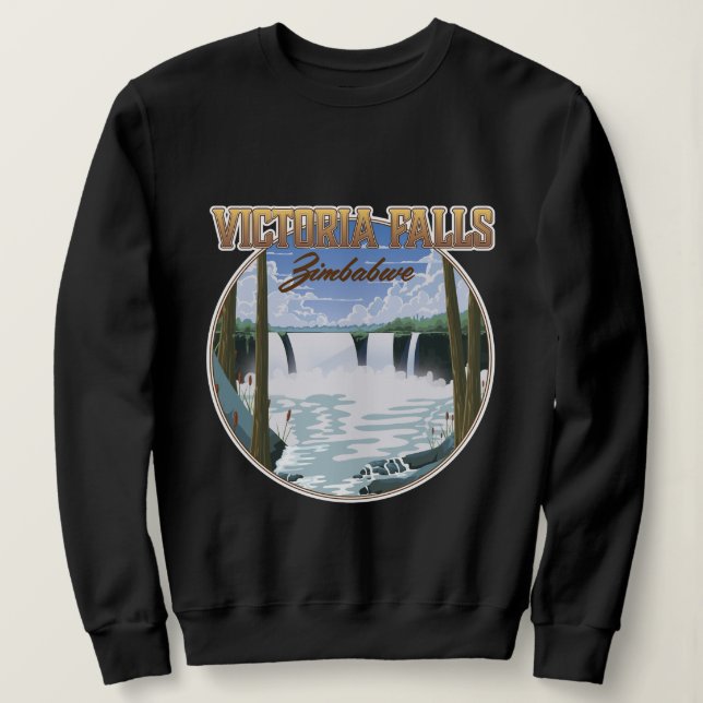 Victoria fällt Zimbabwe Sweatshirt (Design vorne)