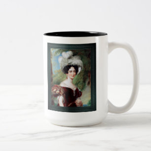 Victoria, Herzogin von Kent von George Hayter Zweifarbige Tasse